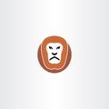 lion logo vector icon Royalty Free Stock Photo