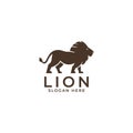 Lion logo vector illustration, emblem design Royalty Free Stock Photo