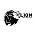 Lion logo vector design template Royalty Free Stock Photo