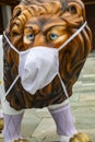 Lion in Mask COVID-19