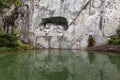 Lion Monument in City of Lucerne Royalty Free Stock Photo