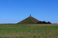 Lion Monument Waterloo battle memorial, Belgium Royalty Free Stock Photo