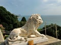 Lion near the Vorontsov Palace in Crimea
