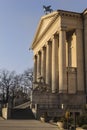 Lion in the Opera house in Poznan Royalty Free Stock Photo