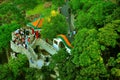 Lion pavilion at the peak, hong kong Royalty Free Stock Photo