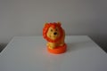 Lion plastic toy for child Royalty Free Stock Photo