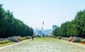 Lion Road in ANITKABIR. Ankara, Turkey Royalty Free Stock Photo