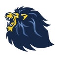 Lion Roaring Beast Mascot Vector Logo Design