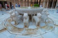 Court and Fountain of Lions in Nasrid Palaces, Alhambra, Granada