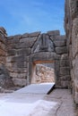 Lion's Gate at Mycenae, Argolida, Greece. Travel