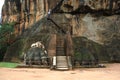 Lion's Gate at Sigiriya In Sri Lanka Royalty Free Stock Photo