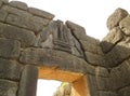 The Lion`s gate at the Southern Entrance of the Mycenaean Acropolis Grave Circle A, Mycenae