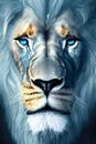 Lion Legacy Illuminated: Digital Lion Art Prints Assortment