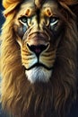 Lions Legacy Rediscovered: Digital Lion Art Prints Assortment