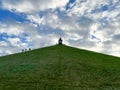 The Lion's Mound in Waterloo, Belgium Royalty Free Stock Photo
