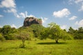 Lion's rock - ancient rock fortress and palace Royalty Free Stock Photo