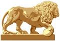 Lion sculpture Royalty Free Stock Photo