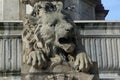 Lion sculpture in fountain Saint-Sulpice