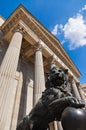 Lion at Spanish Congress of Deputies in Madrid