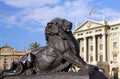 Lion statue, Barcelona, Spain