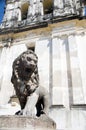 Lion statue Cathedral of Leon Nicaragua Royalty Free Stock Photo