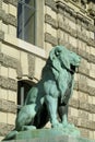 Lion statue in Europe Royalty Free Stock Photo