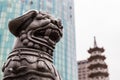 Lion statue in Birmingham Royalty Free Stock Photo