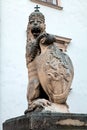 Lion statue at the Hofburg, Vienna, Austria Royalty Free Stock Photo
