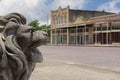 Lion Statue Located in Historic Downtown Granger Texas