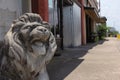 Lion Statue Located in Historic Downtown Granger Texas