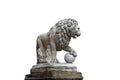 Lion statue in the Loggia dei Lanzi, Piazza della Signoria, Florence Royalty Free Stock Photo