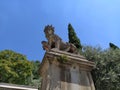 Lion statue in Monselice in Italy