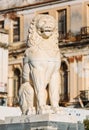 Lion statue on Samos