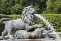 Lion Statue Spitting Water Royalty Free Stock Photo