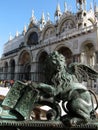 Lion statue in Venice