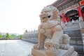 Lion Statue at Wat Leng Nei Yi