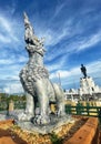 Lion statues in the literature of Singburi Province