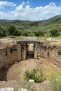 Lion Tholos tomb, Mycenae, Greece Royalty Free Stock Photo