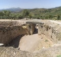 The Lion Tholos Tomb at Mycenae, Greece Royalty Free Stock Photo