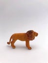 Lion toy on a white background Royalty Free Stock Photo