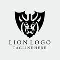 Lion viking logo