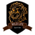Lion wild life logo