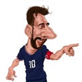 Lionel Messi Caricature 2022