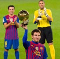 Lionel Messi with Golden Ball