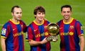 Lionel Messi with Golden Ball Award