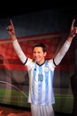Lionel Messi wax figure at Madame Tussauds Royalty Free Stock Photo
