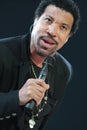 Lionel Richie performing Live at teh O2 in London Royalty Free Stock Photo