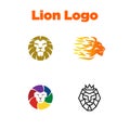 LionLogo Template Royalty Free Stock Photo