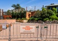 Lions escape from Taronga Zoo, Sydney Australia, Wednesday 9th November 2022. Fences and signs after escape of lions