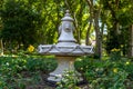 Lions fountain at Gulhane Park in Istanbul Royalty Free Stock Photo